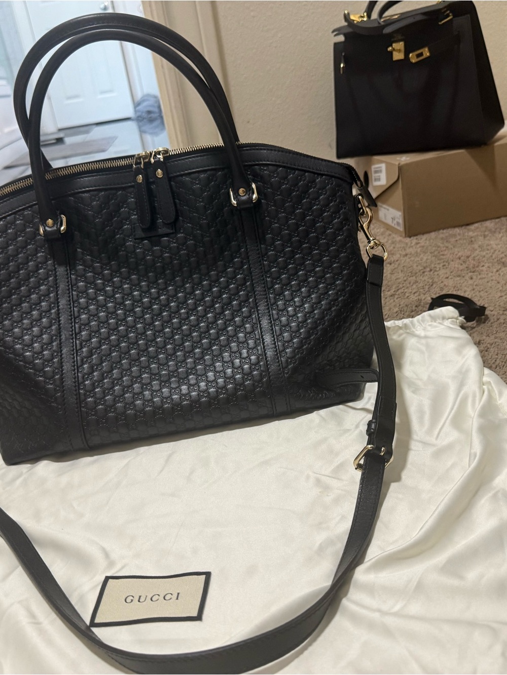 Gucci Micro Guccissima Tote and Crossbody - Picture 2 of 15